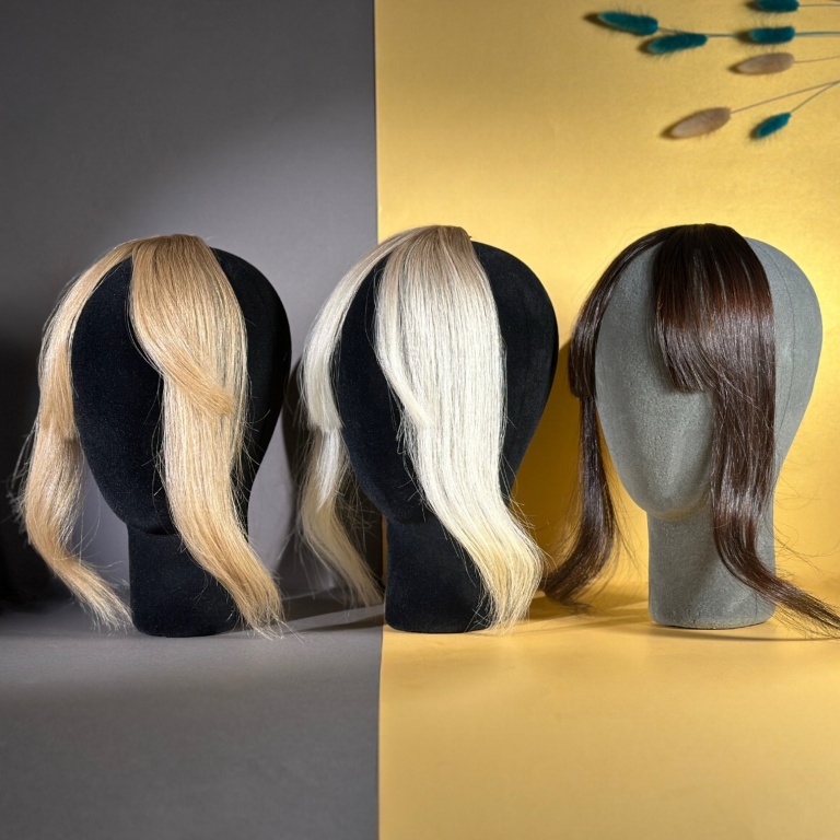 Челка накладная на заколках