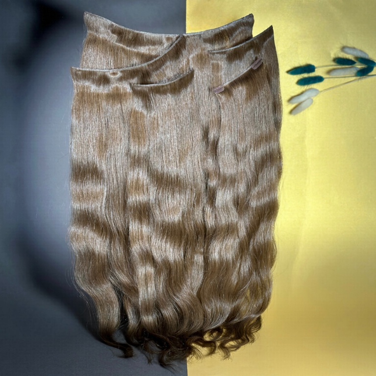 Волосы на заколках - накладные пряди