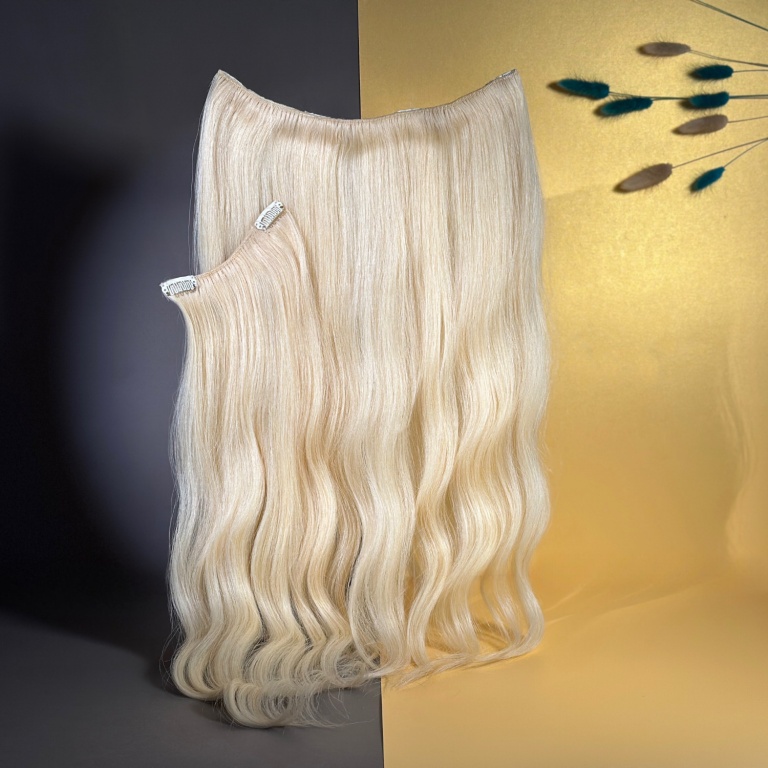 Затылочные пряди - накладки из волос