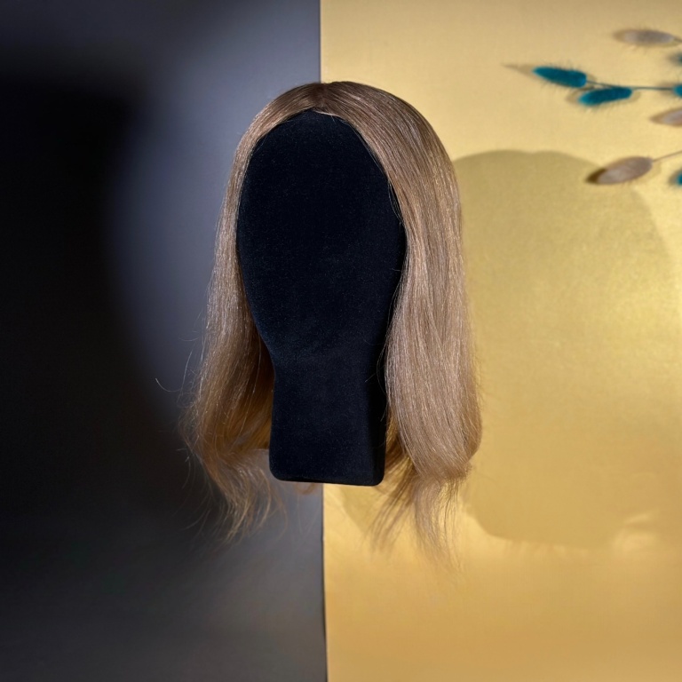 Накладки из волос с имитацией кожи головы